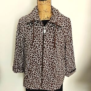 Kim Rogers 3/4 Sleeves Jacket, Size PL.